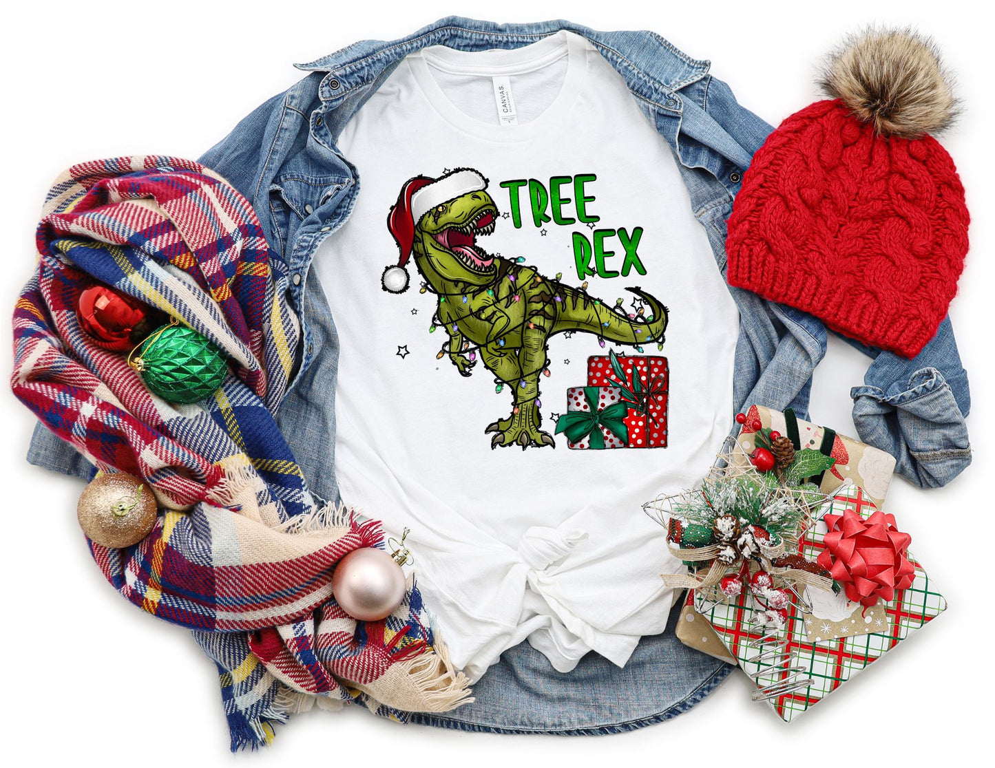 Tree Rex Shirt - Christmas Shirt