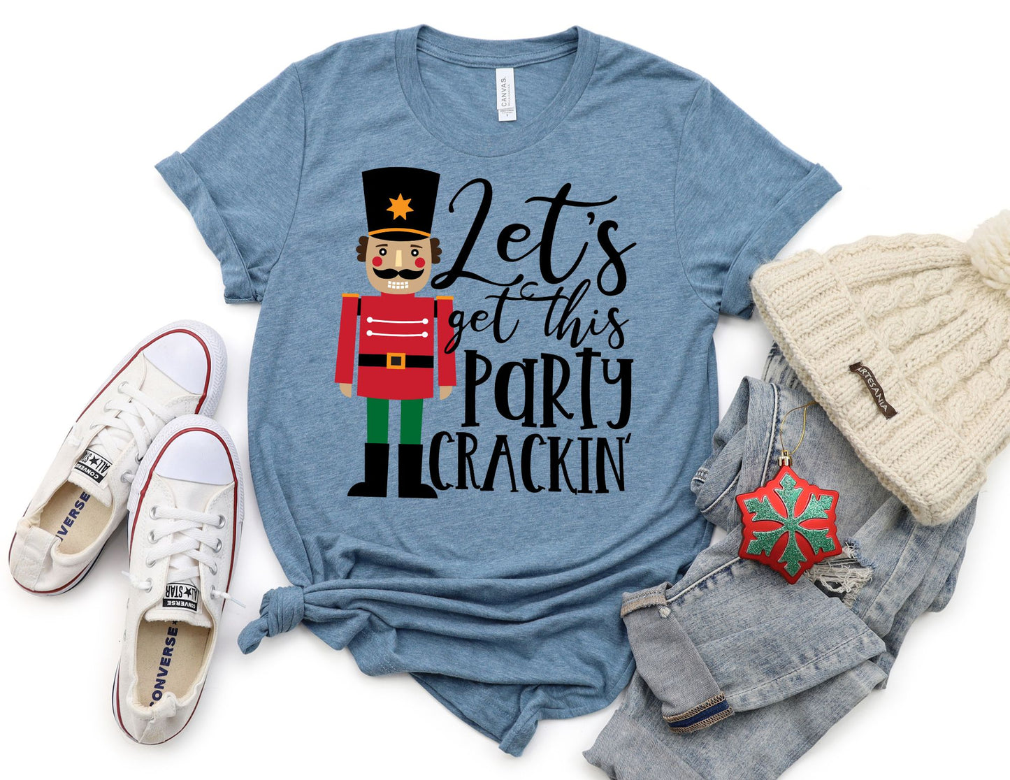 Let's Get This Party Crackin Shirt - Christmas Shirt