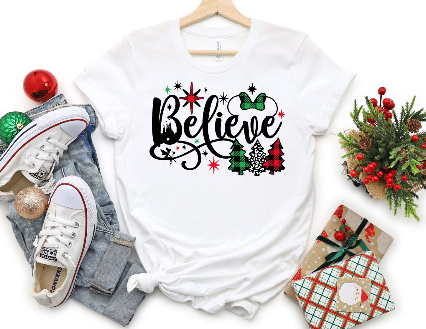 Believe Christmas Shirt Design 2 - Christmas Shirt