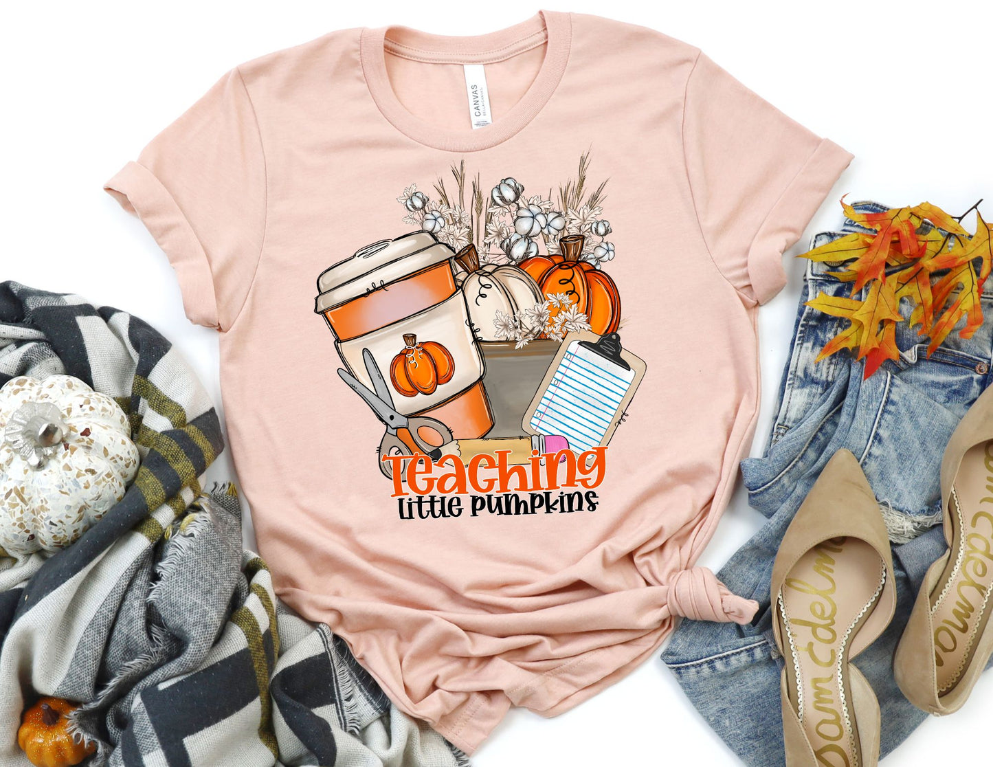 Teaching Little Pumpkins Shirt - Fall Teacher Shirt