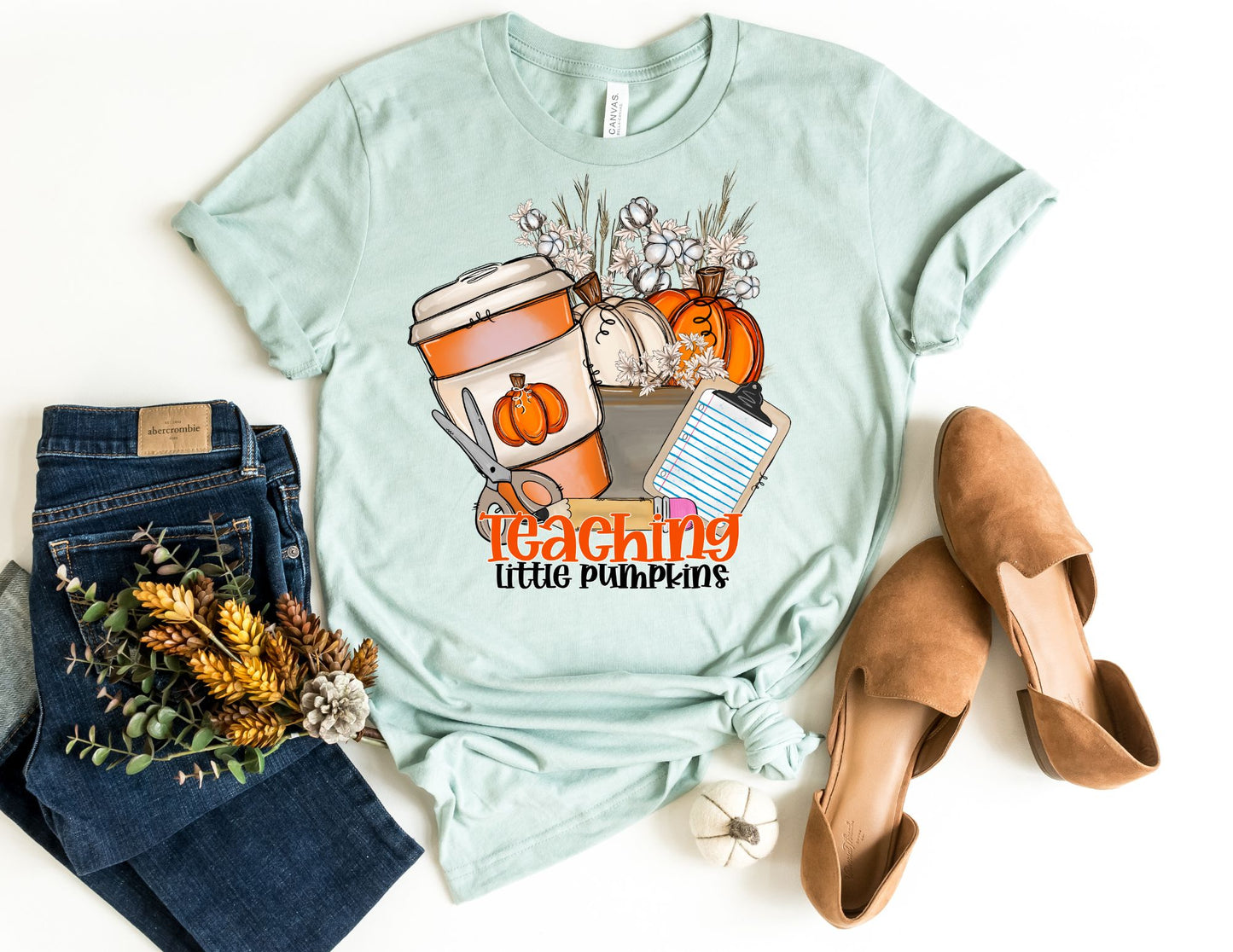 Teaching Little Pumpkins Shirt - Fall Teacher Shirt