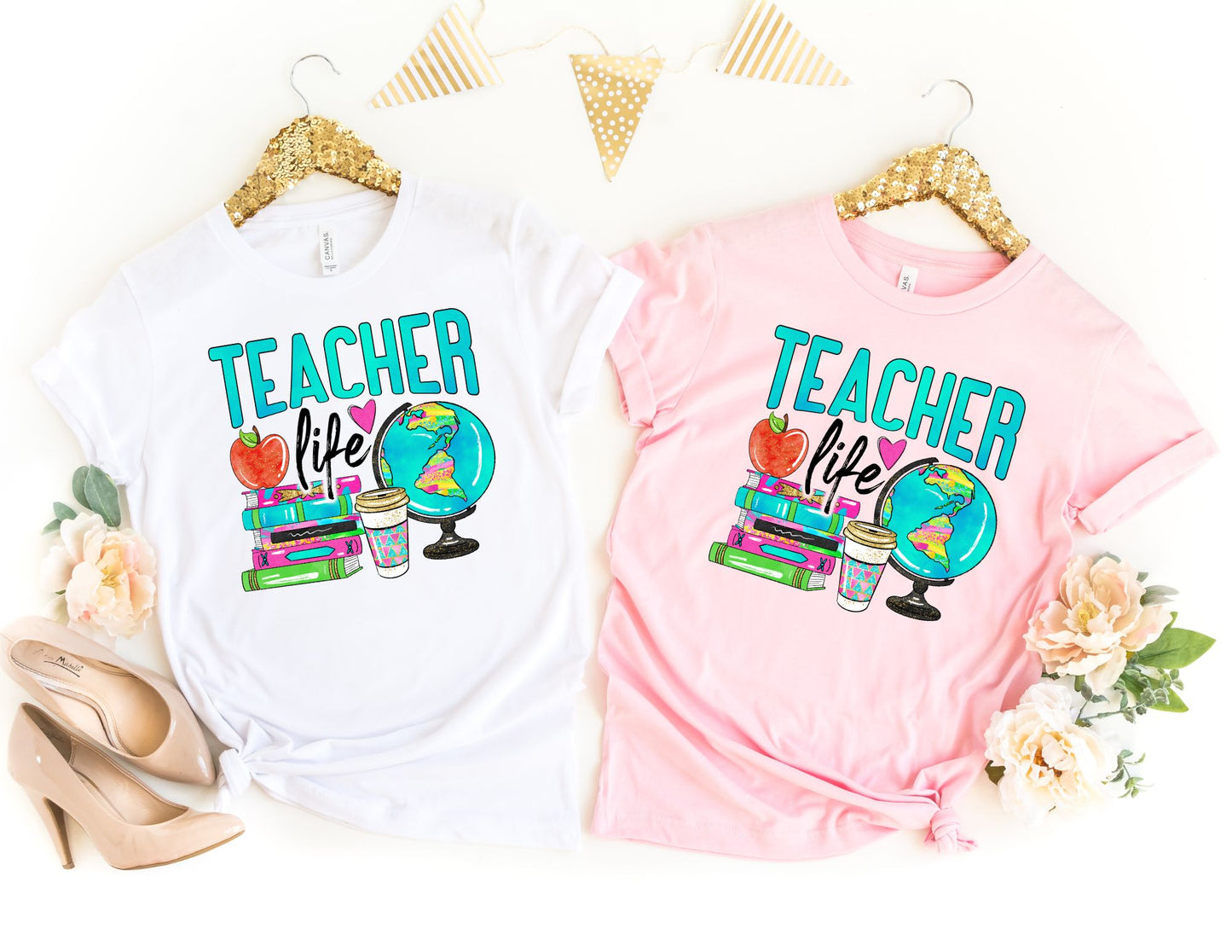 Teacher Life Globe Shirt - Teacher Shirt