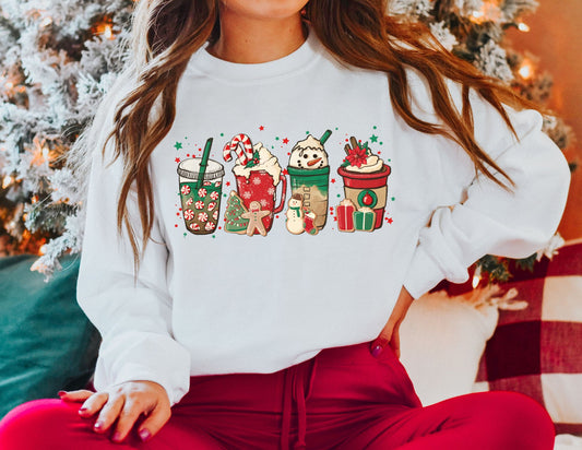 Christmas Coffee Sweatshirt - Christmas Sweatshirt