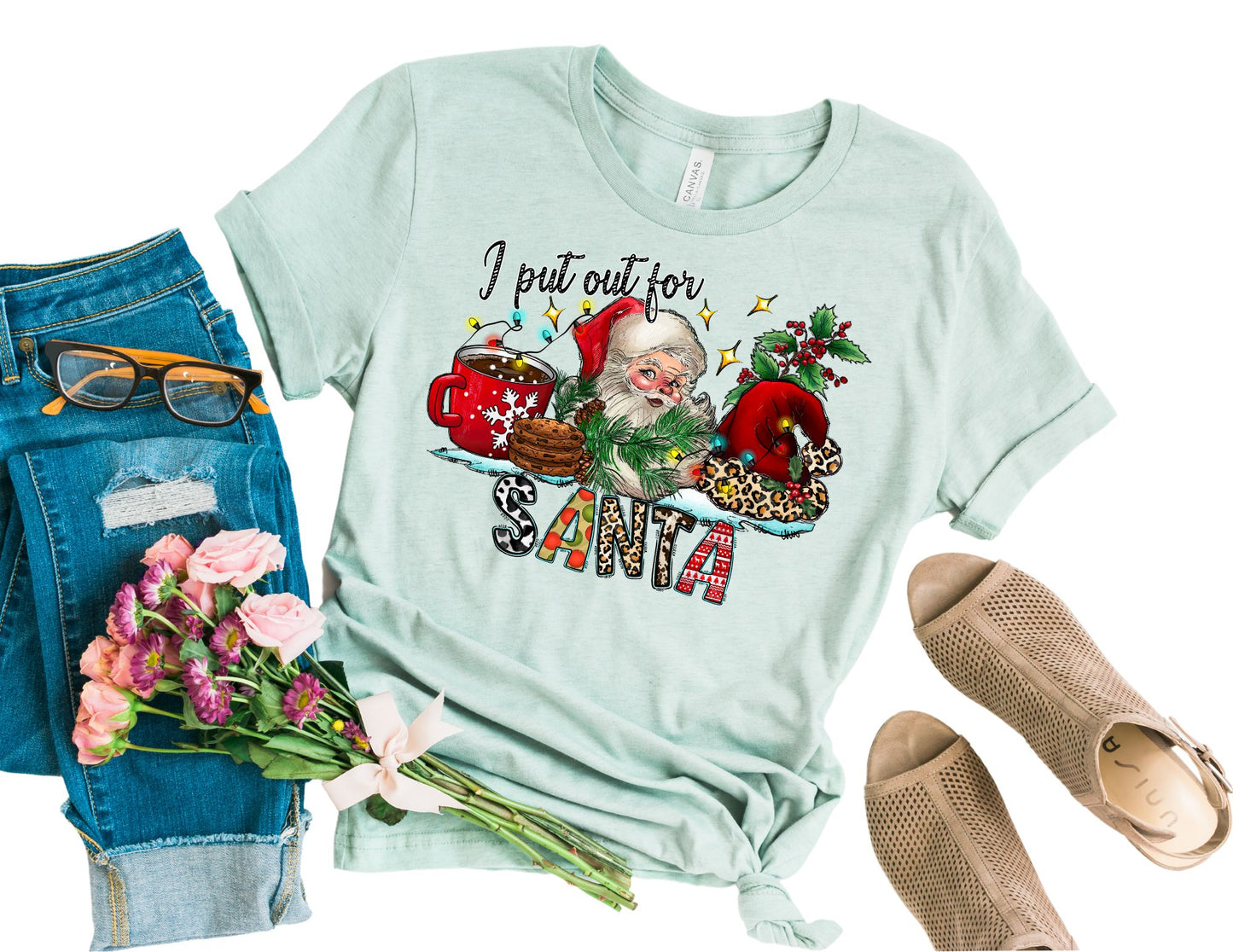 I Put Out for Santa Design 2 Shirt - Christmas Shirt