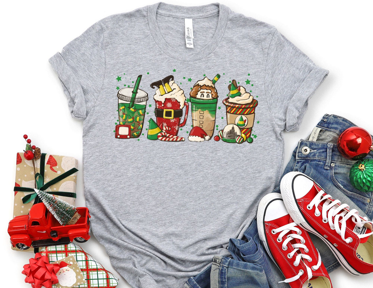 Elf Coffee Shirt - Christmas Shirt