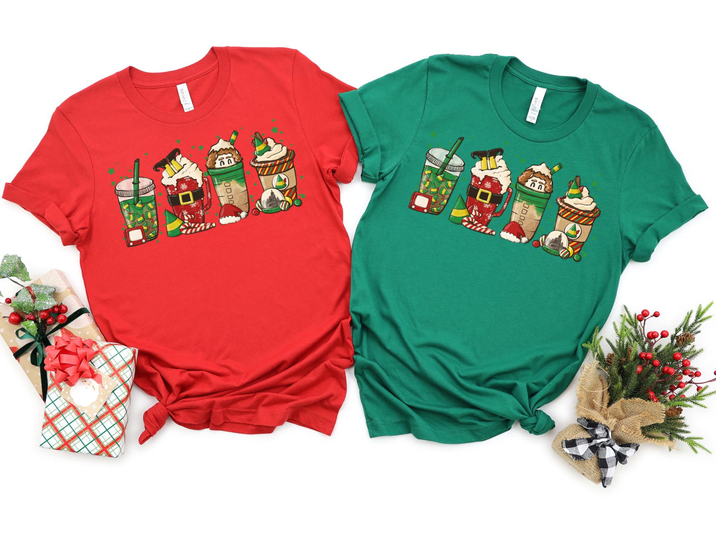 Elf Coffee Shirt - Christmas Shirt