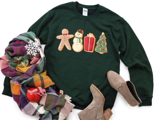 Gingerbread Cookies Sweatshirt - Christmas Sweatshirt