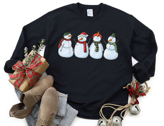 Snowman Sweatshirt - Christmas Sweatshirt