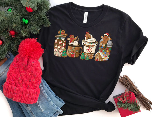 Gingerbread Coffee Shirt - Christmas Shirt