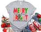 Merry Teacher Bright Students Shirt - Christmas Teacher Shirt