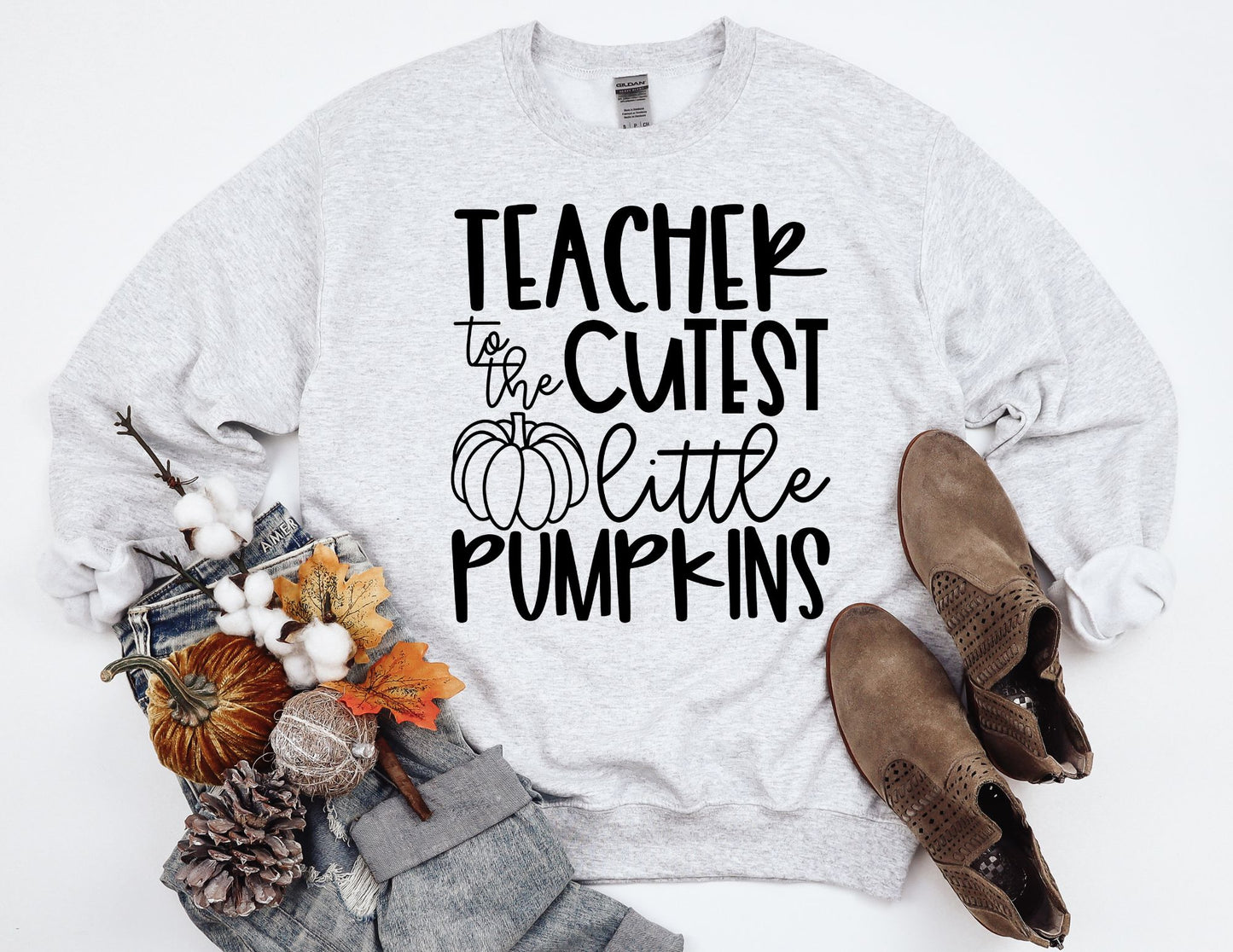 Teacher to the Cutest Little Pumpkins Sweatshirt - Teacher Sweatshirt