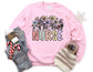 Floral Nurse Sweatshirt - Nurse Sweatshirt