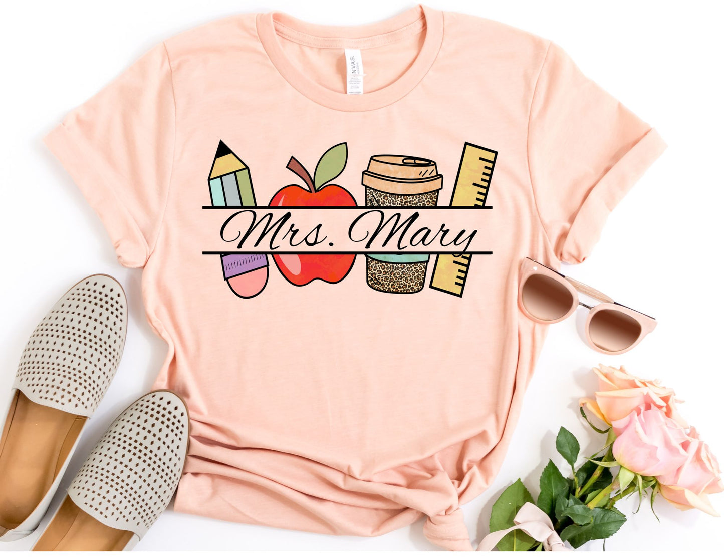 Custom Teacher Name Shirt - Teacher Shirt