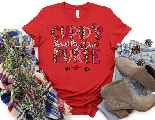 Cupid's Favorite Nurse Shirt - Valentine Nurse Shirt