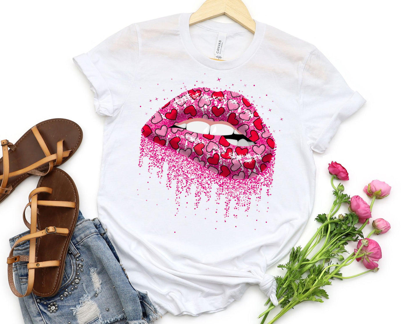 Valentine Lips Shirt - Valentines Day Shirt