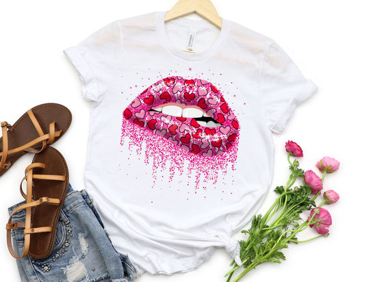 Valentine Lips Shirt - Valentines Day Shirt