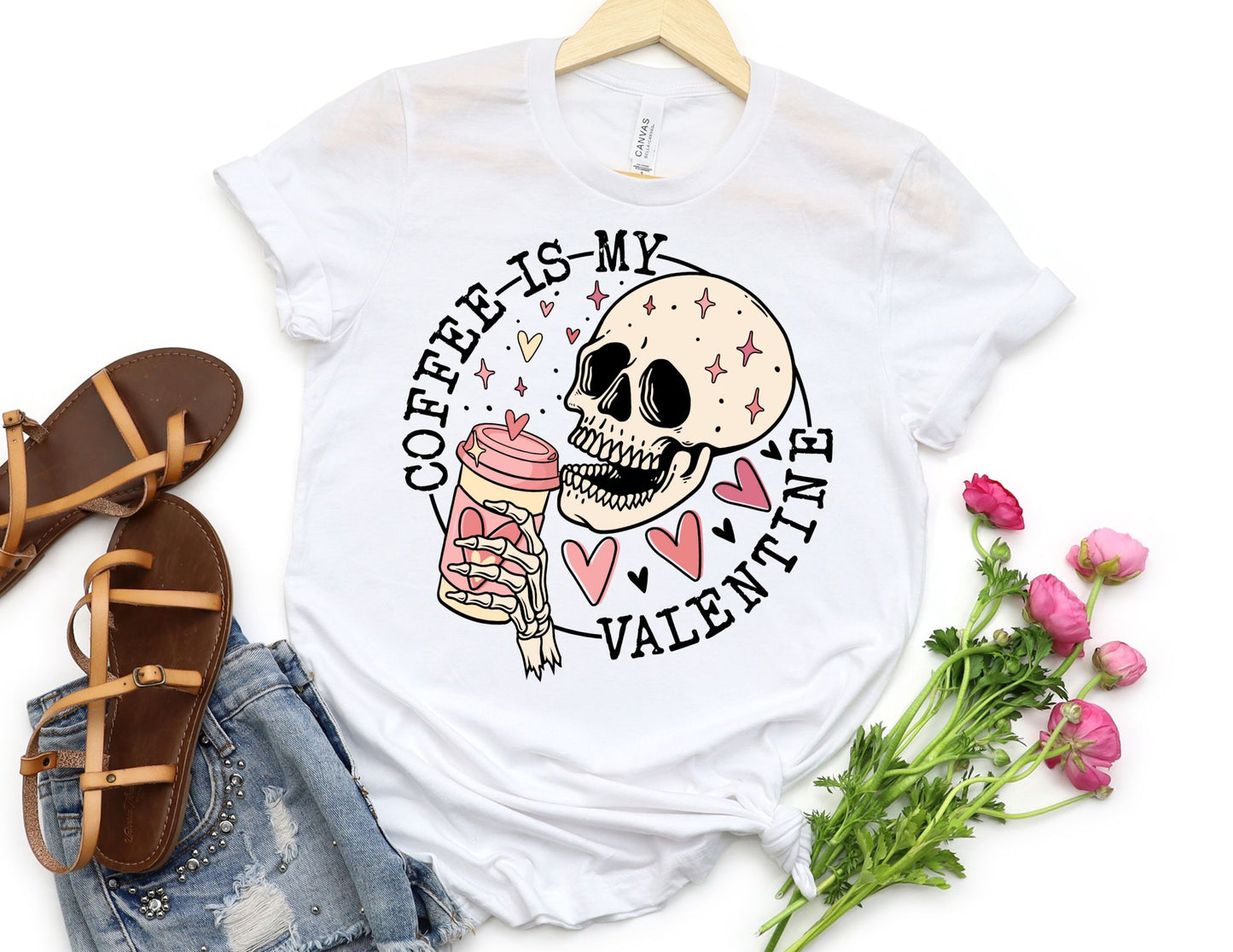 Coffee is my Valentine Shirt - Valentines Day Shirt
