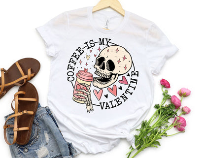 Coffee is my Valentine Shirt - Valentines Day Shirt