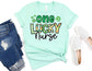 One Lucky Nurse Design 2 Shirt - Nurse St Patricks Day Shirt