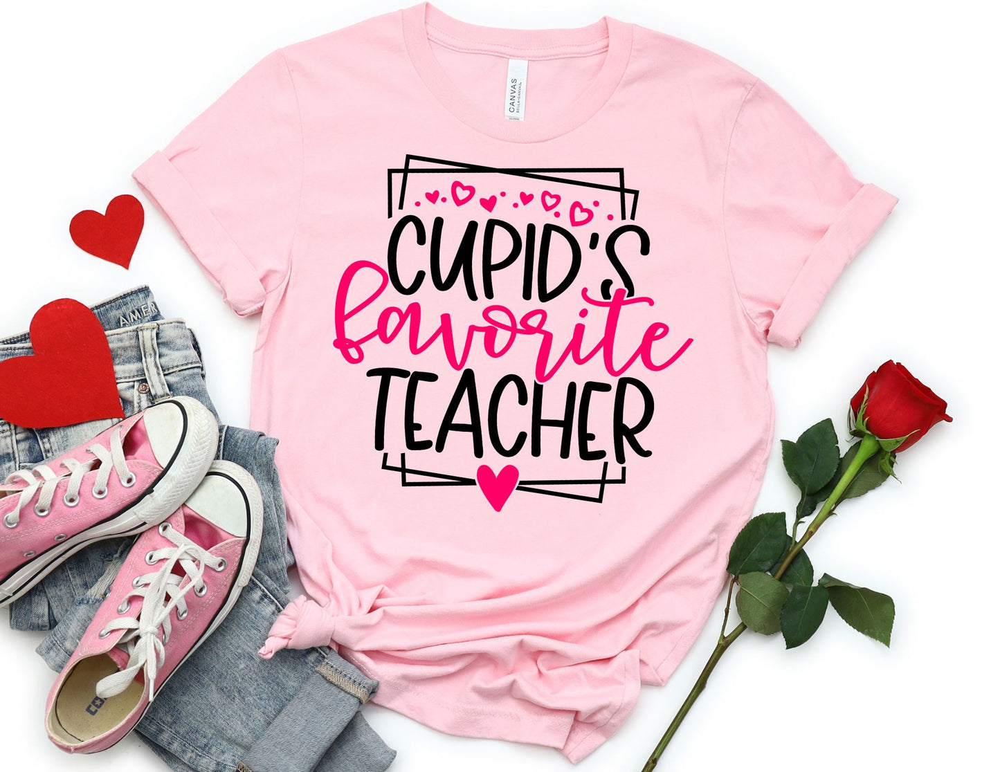 Cupid's Favorite Teacher Shirt - Valentine Teacher Shirt