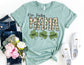 St Patricks Day Mama Shirt with Kids Names - Mom Shirt