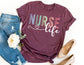 Leopard Nurse Life Shirt - Nurse Shirt