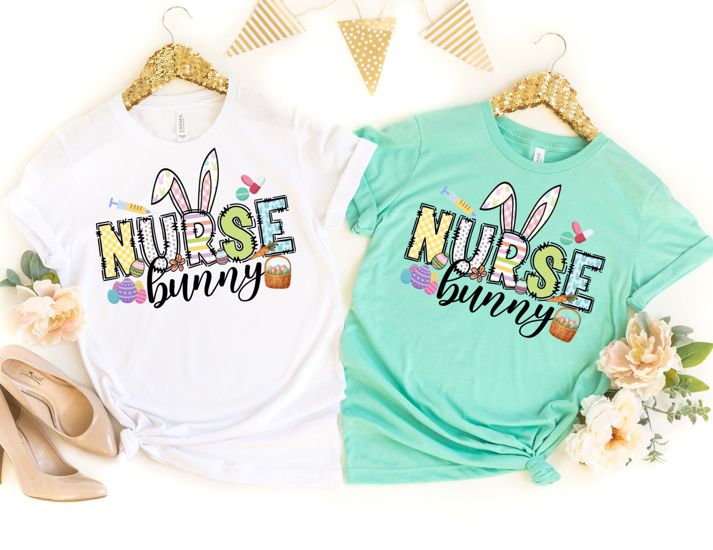 Nurse Bunny Shirt - Easter Nurse Shirt