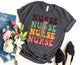 Stacked Retro Nurse Shirt - Nurse Shirt