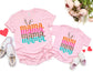 Mama Mini Stacked Easter Shirt - Easter Mommy and Me Shirts