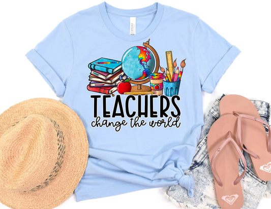 Teachers Change the World Shirt - Teacher Shirt