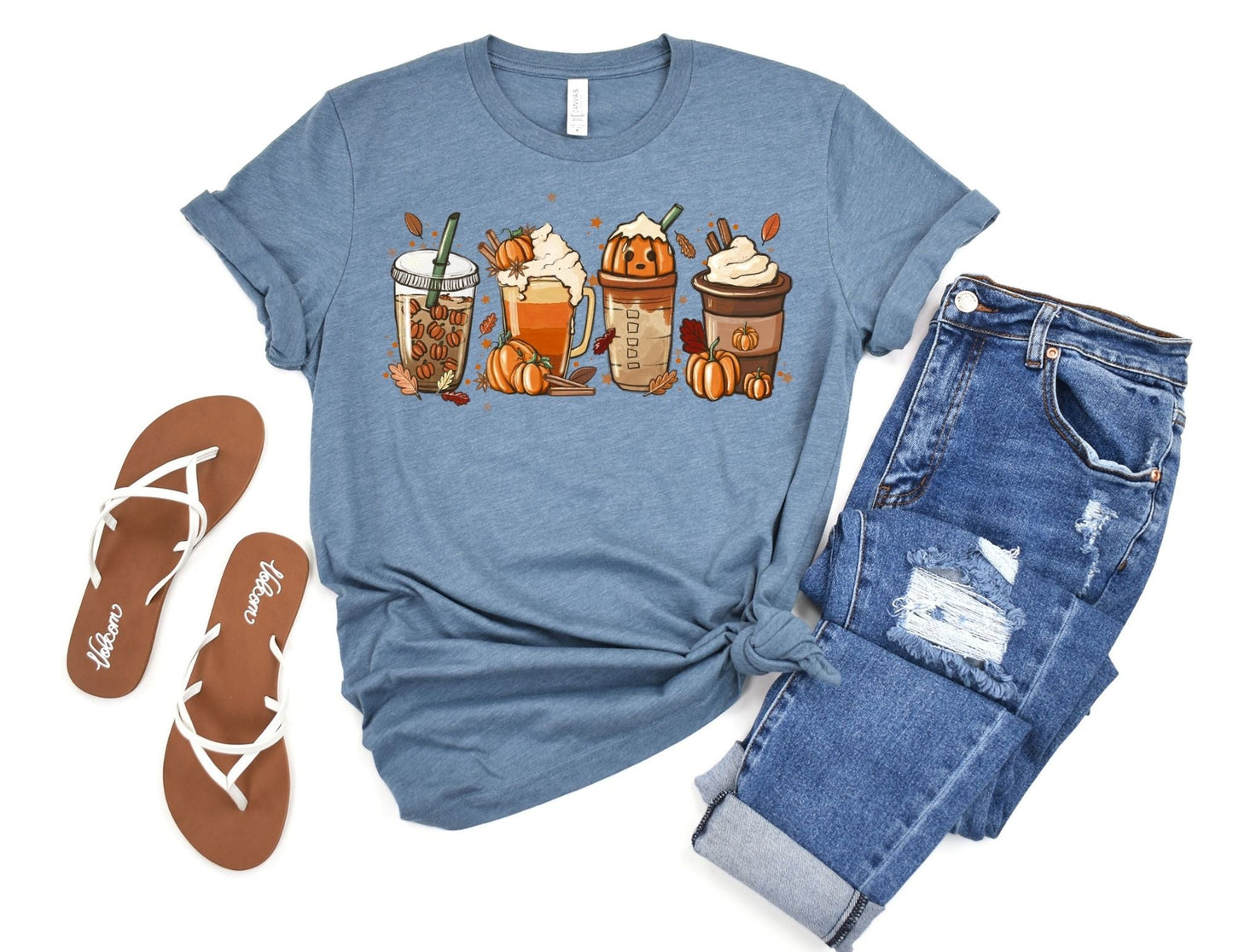 Fall Coffee Shirt - Fall Pumpkin Shirt