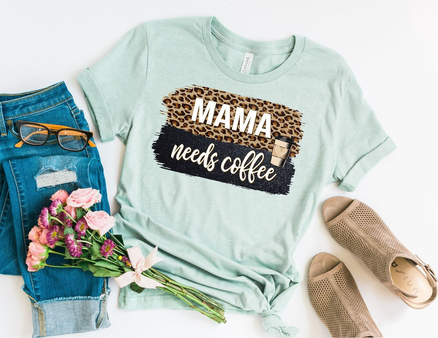 Mama Needs Coffee Shirt - Mom Shirt