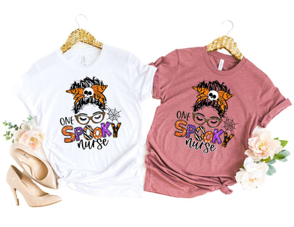 One Spooky Nurse Shirt - Halloween Nurse Shirt