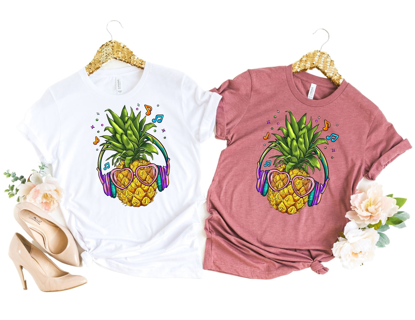 Music Pineapple Shirt - Summer Shirt
