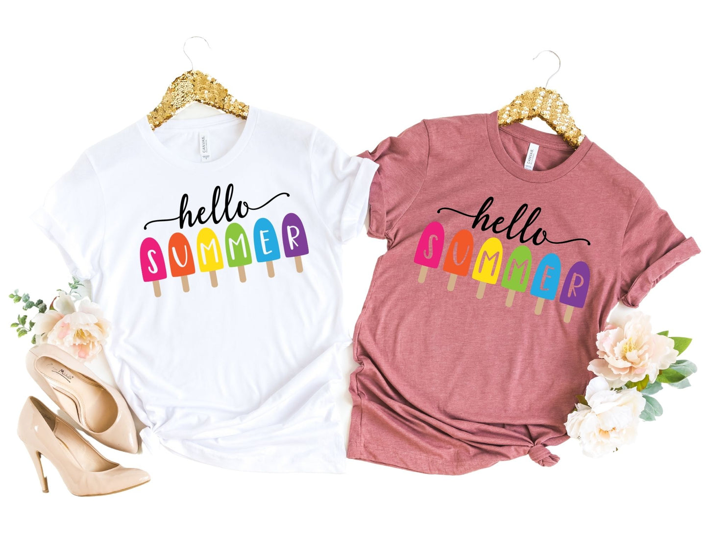 Hello Summer Shirt - Mommy and Me Shirts