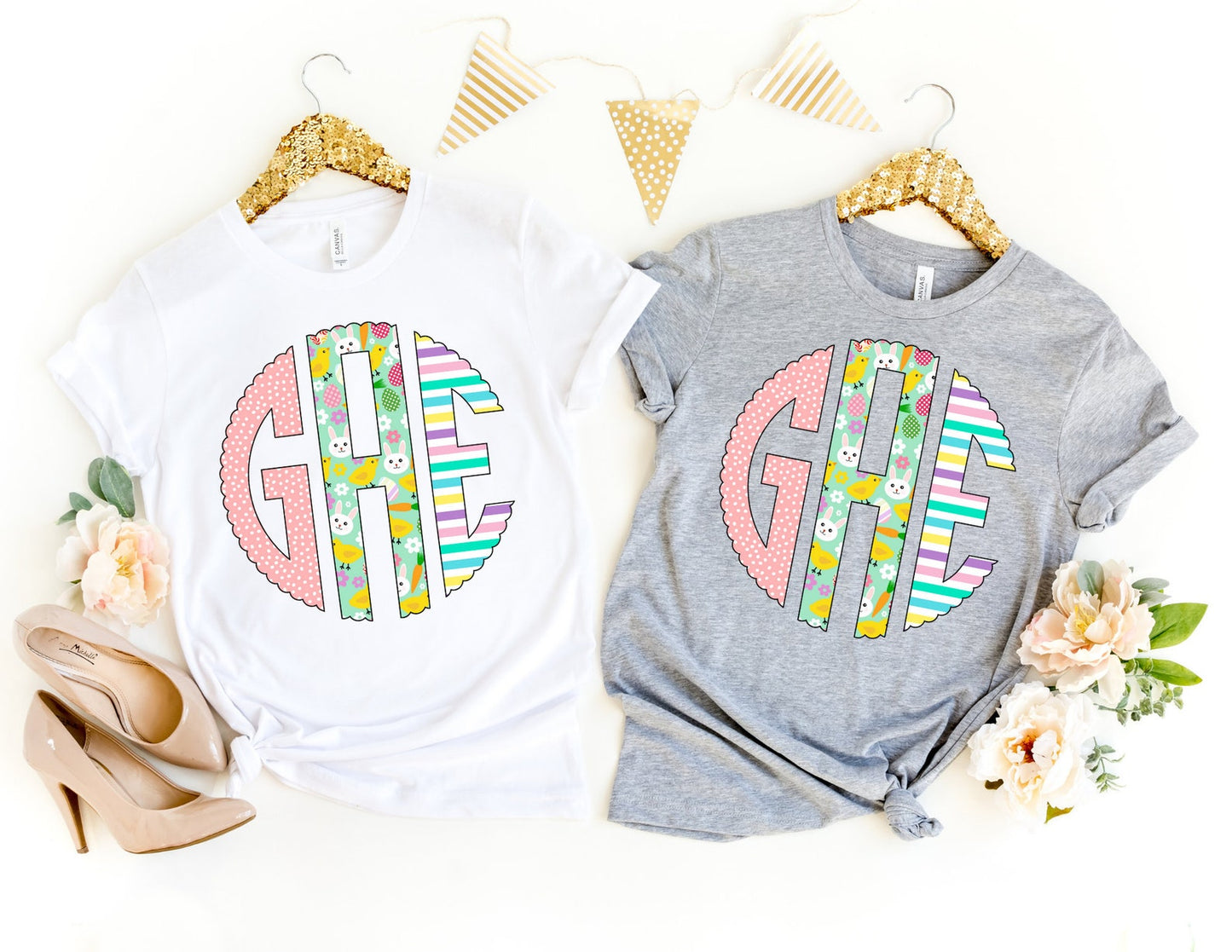 Monogram Easter Shirt - Custom Easter Shirt