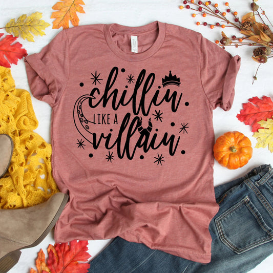 Chillin Like a Villain Shirt - Halloween Shirt