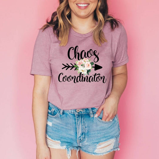 Floral Chaos Coordinator Shirt - Teacher Shirt