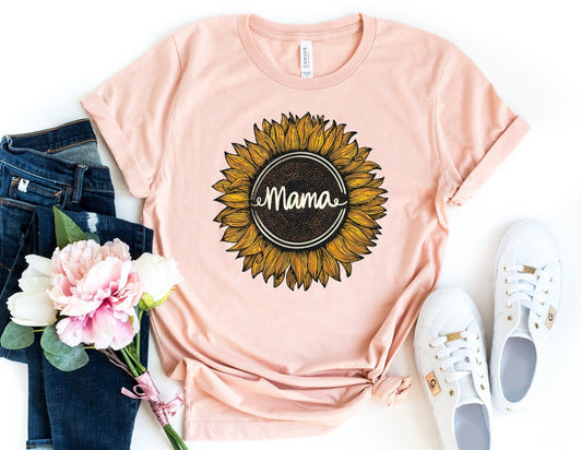 Mama Sunflower Shirt - Mom Shirt