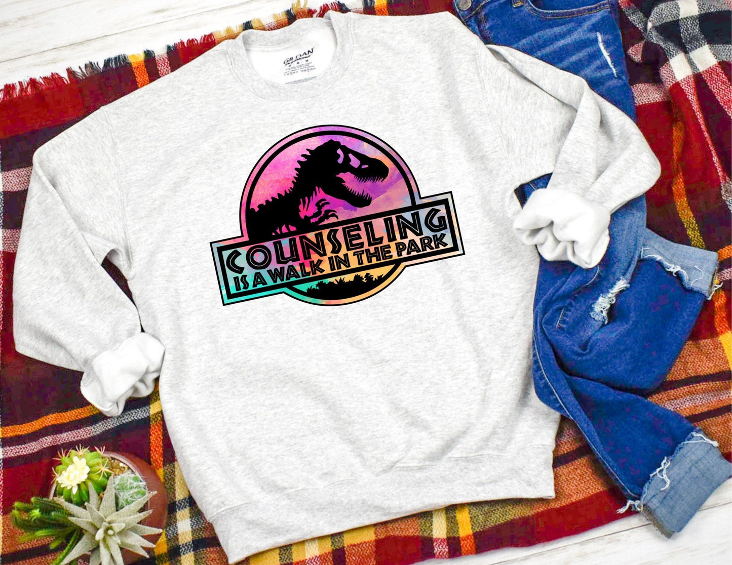 Counseling is a Walk in the Park Sweatshirt - Counseling Sweatshirt