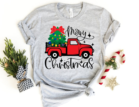 Merry Christmas Truck Shirt - Merry Christmas Shirt