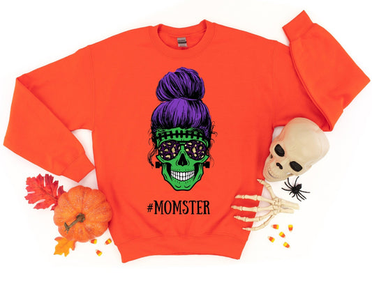 Momster Sweatshirt - Mom Halloween Sweatshirt