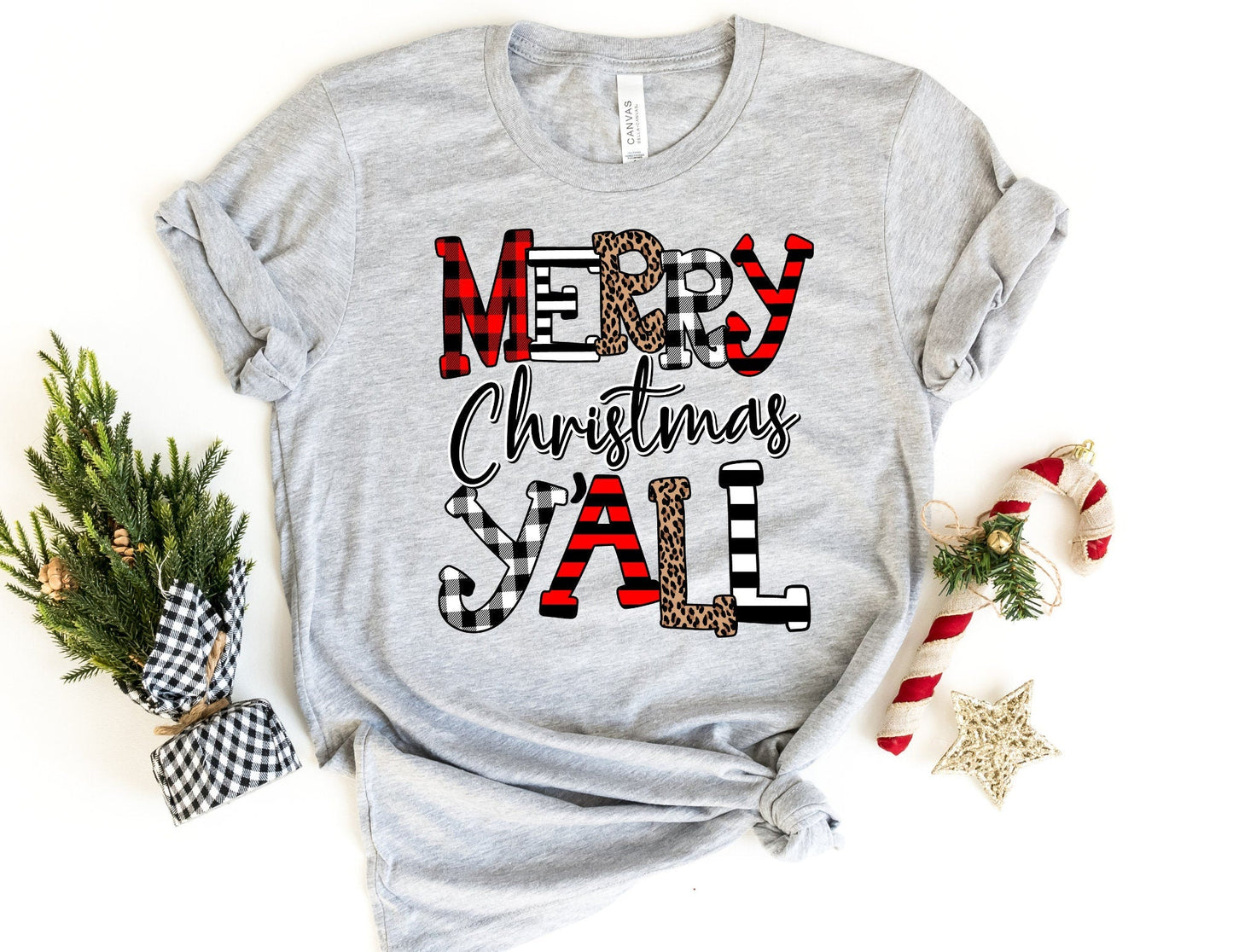 Merry Christmas Yall Shirt - Christmas Shirt