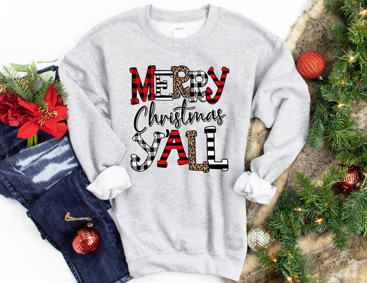 Merry Christmas Yall Christmas Sweater - Christmas Sweatshirt