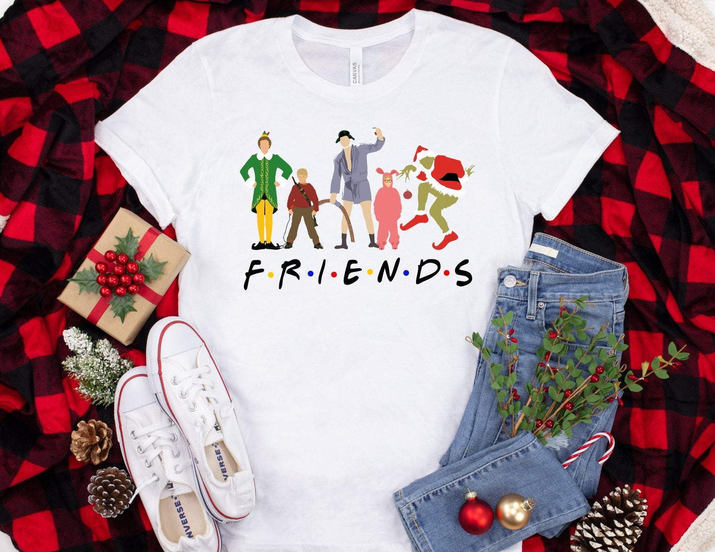 Christmas Character Friends Shirt - Christmas Friends Shirt