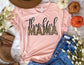 Thankful Mama Leopard Shirt - Mom Thanksgiving Shirt