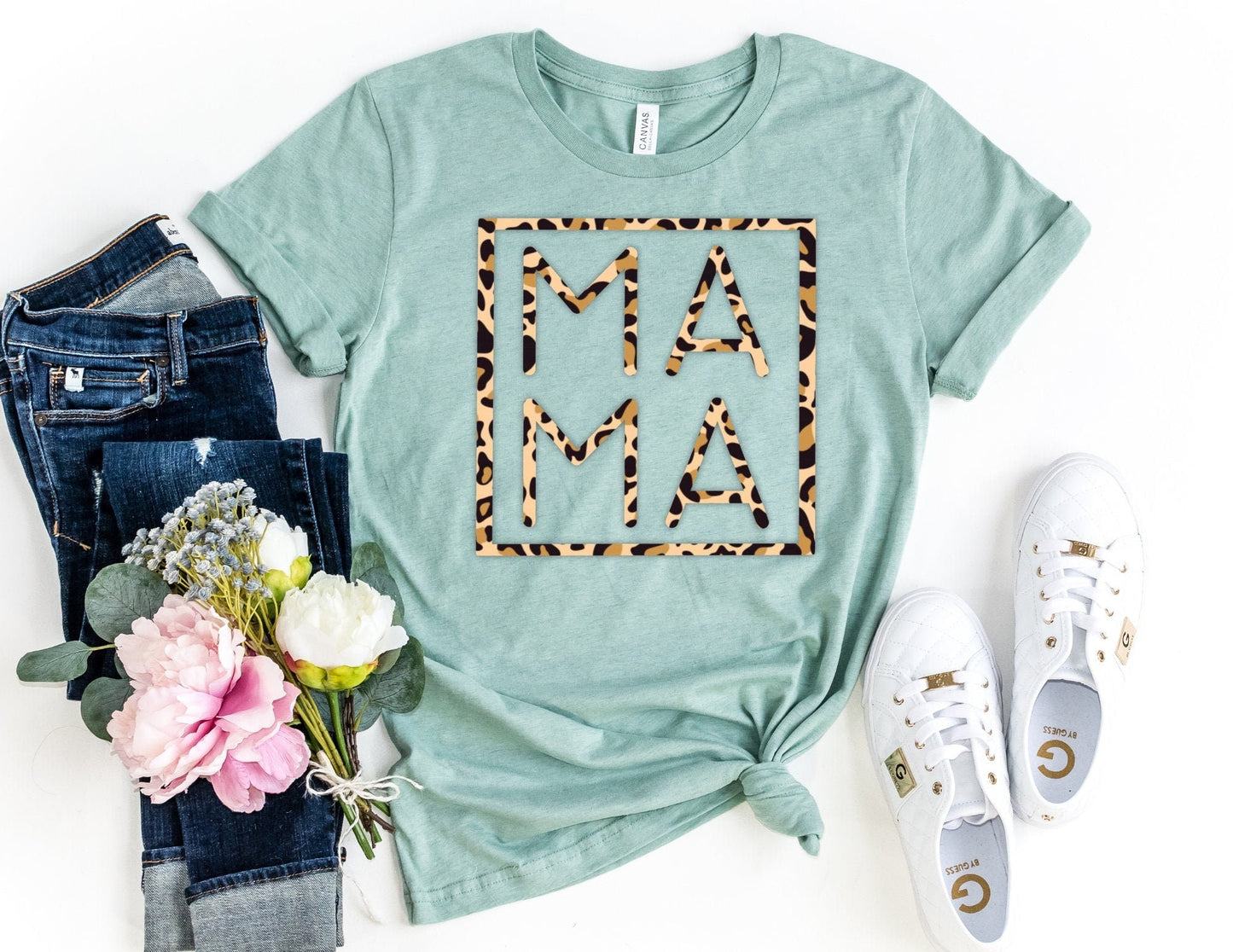 Mama Leopard Shirt - Mom Shirt