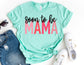 Pink Soon to be Mama Shirt - New Mom Shirt