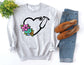 Floral Nurse Stethoscope Sweatshirt - Nurse Sweatshirt