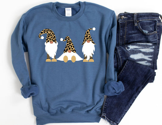 Leopard Gnome Sweatshirt - Fall Sweatshirt